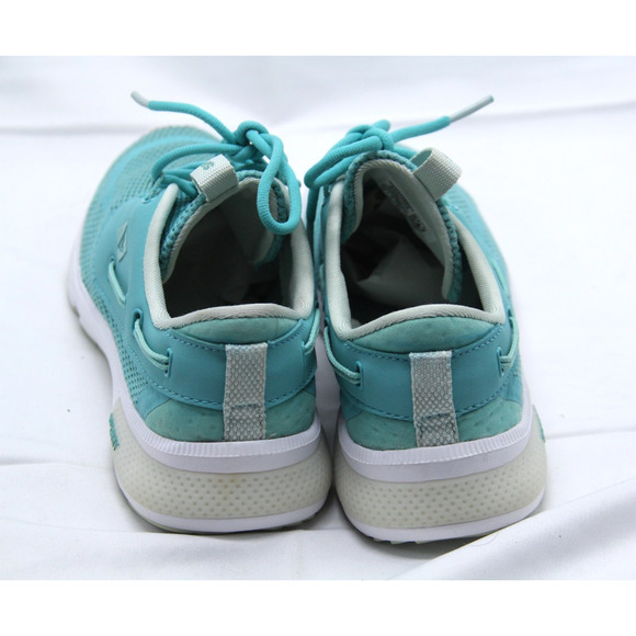 Sperry CrossJack Seas 3 Eye Shoes Women’s 8.5 Teal Blue Boat Sneakers STS85683 - Picture 4 of 7